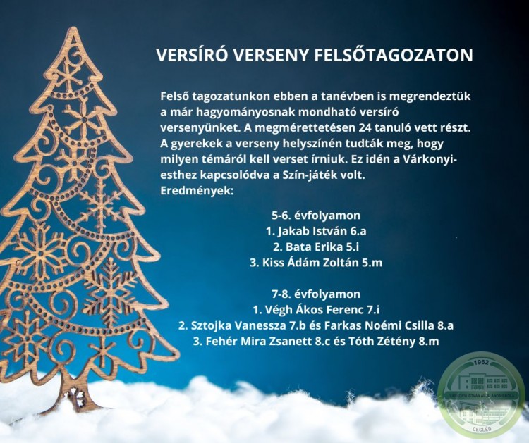 Versíró felsőtagozaton