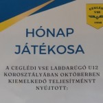 A hónap játékosa 2024 október